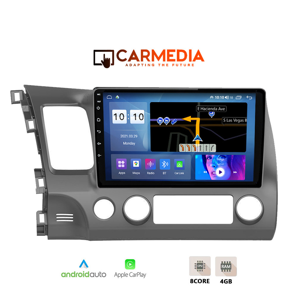 CARMEDIA-CM410-12-PRO-OEM-TABLET-10-HONDA-CIVIC-4D-2006-2012